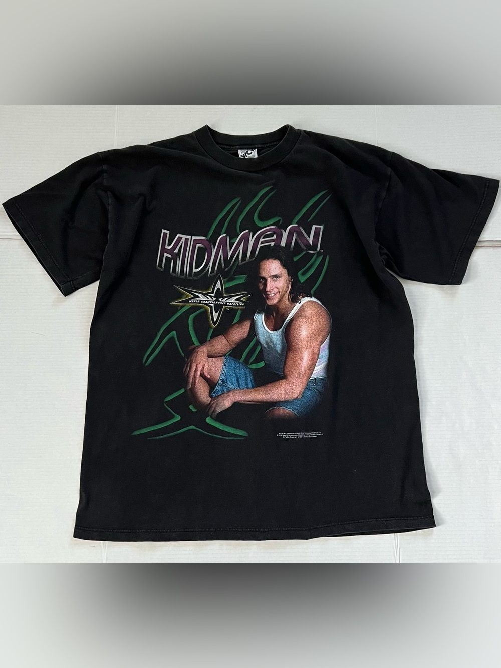Rare Vintage 90s Wcw Billy Kidman Shirt Xl Wrestling Wwf Wwe